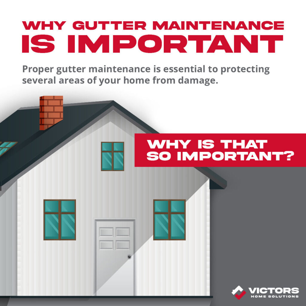 Gutter maintenance graphic