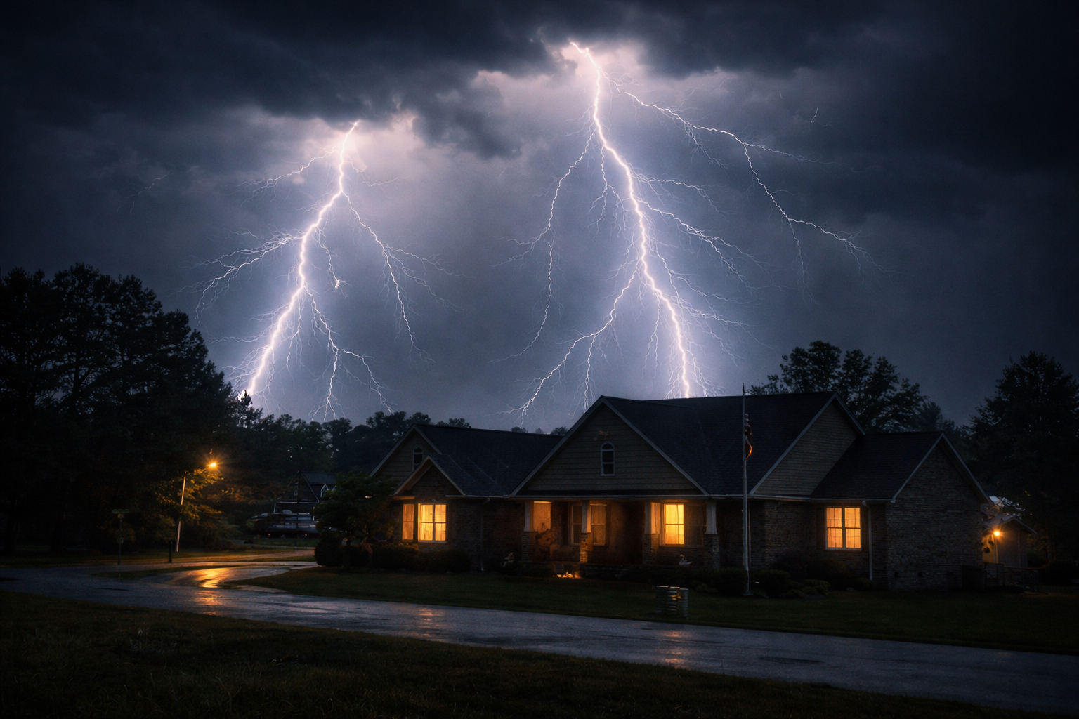 Spring thunderstorms