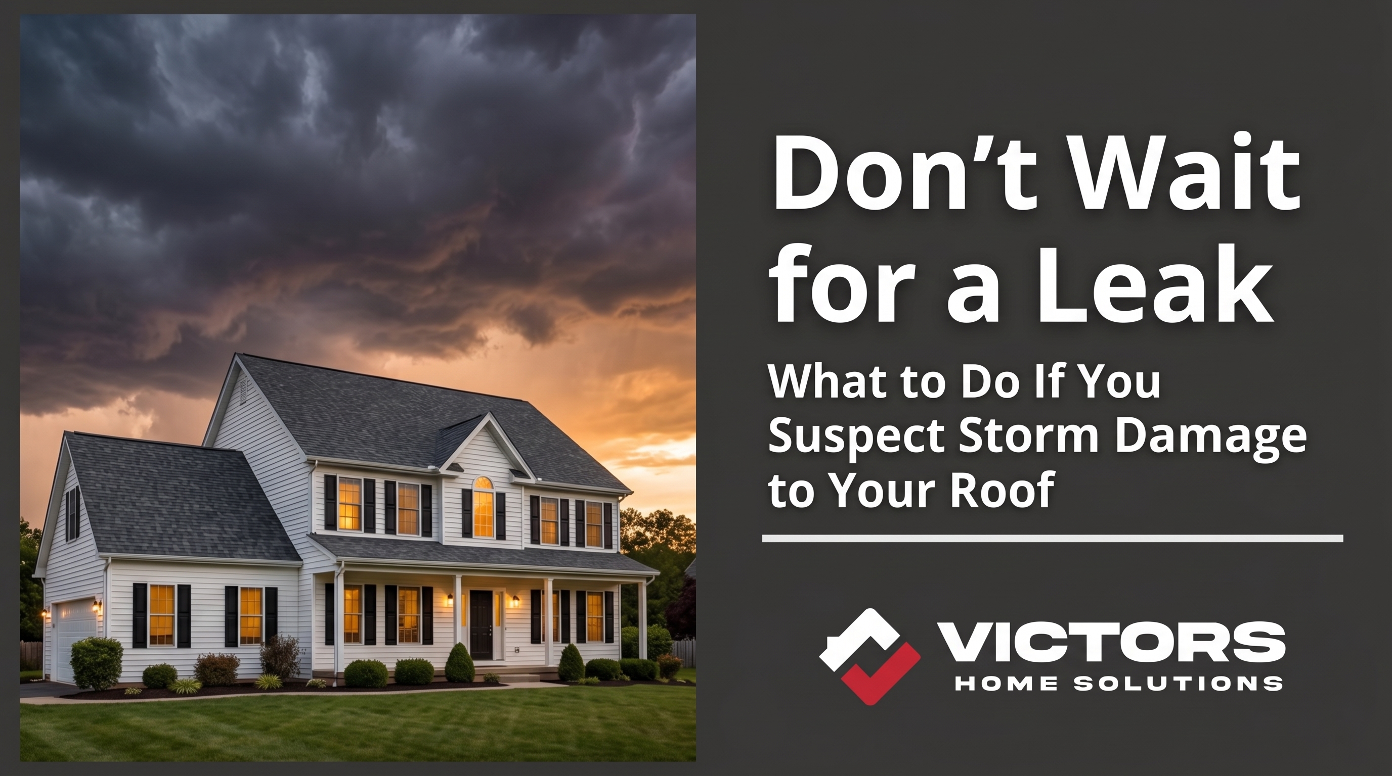 Don’t Wait for a Leak: What to Do If You Suspect Storm Damage to Your Roof